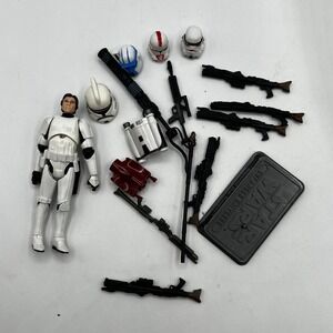 2005 Star Wars Han Solo StormTrooper Disguise Accessories 3.75 inch